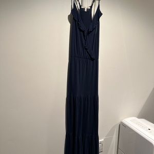 Soft Joie Maxi Dress- navy
